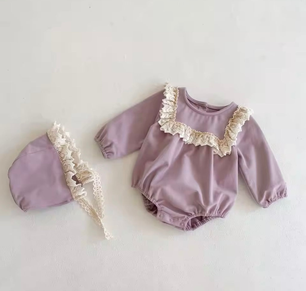 Collar Romper Lilac