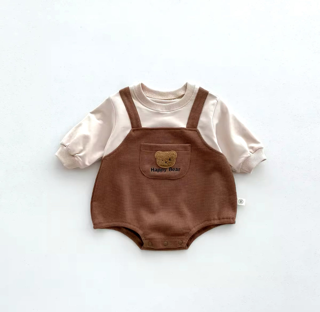 Bear Romper Brown