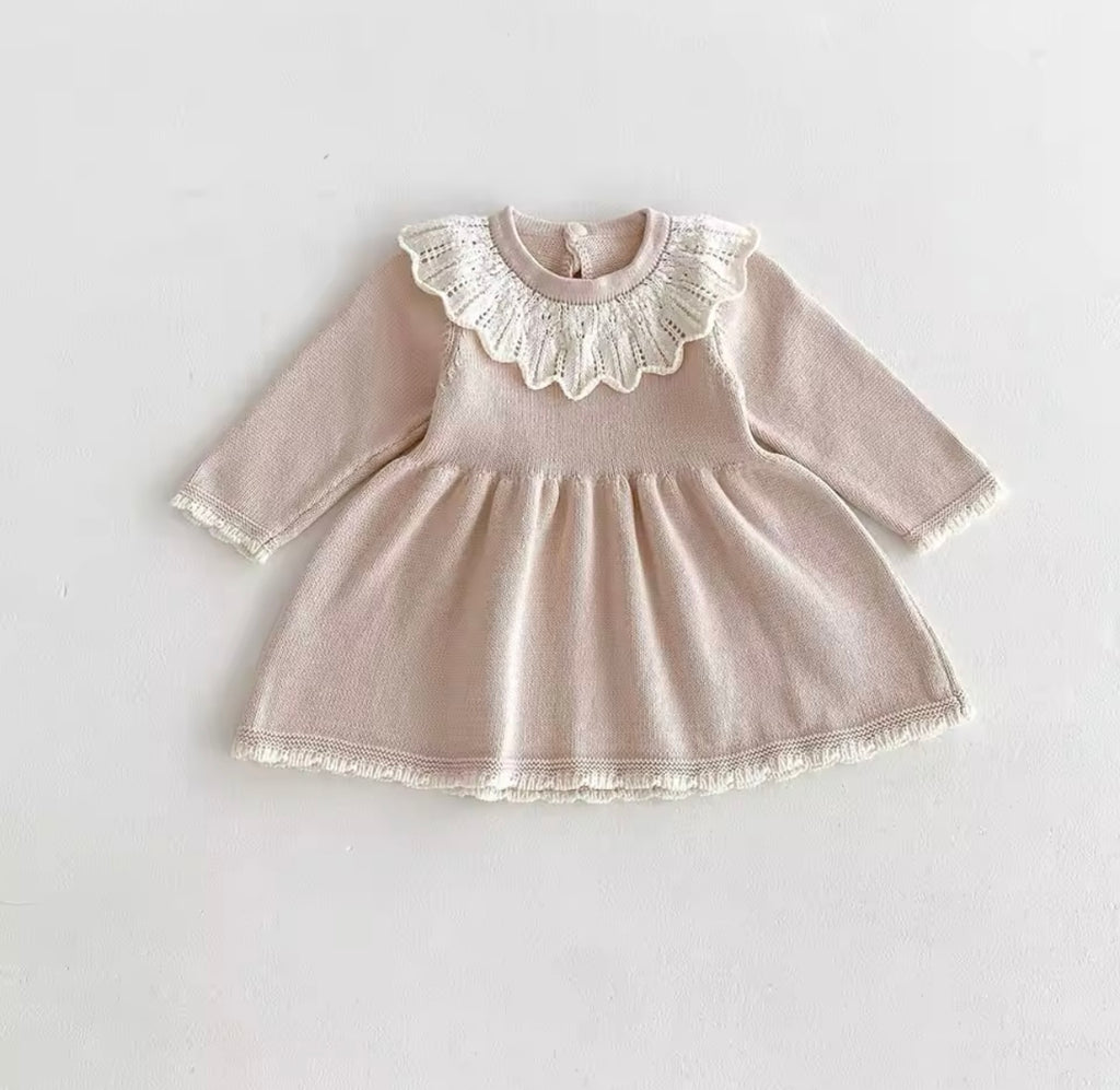 Knitted Dress Pale Pink