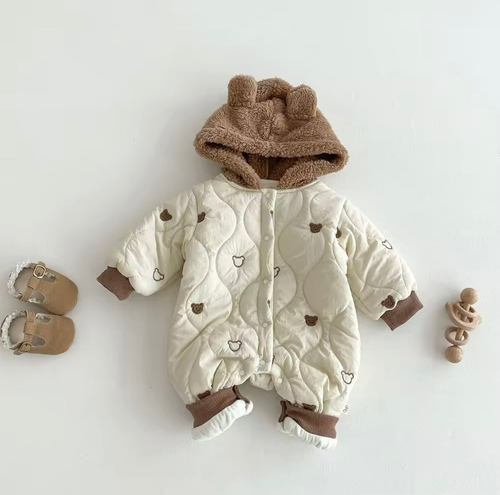 Bear Pramsuit Beige