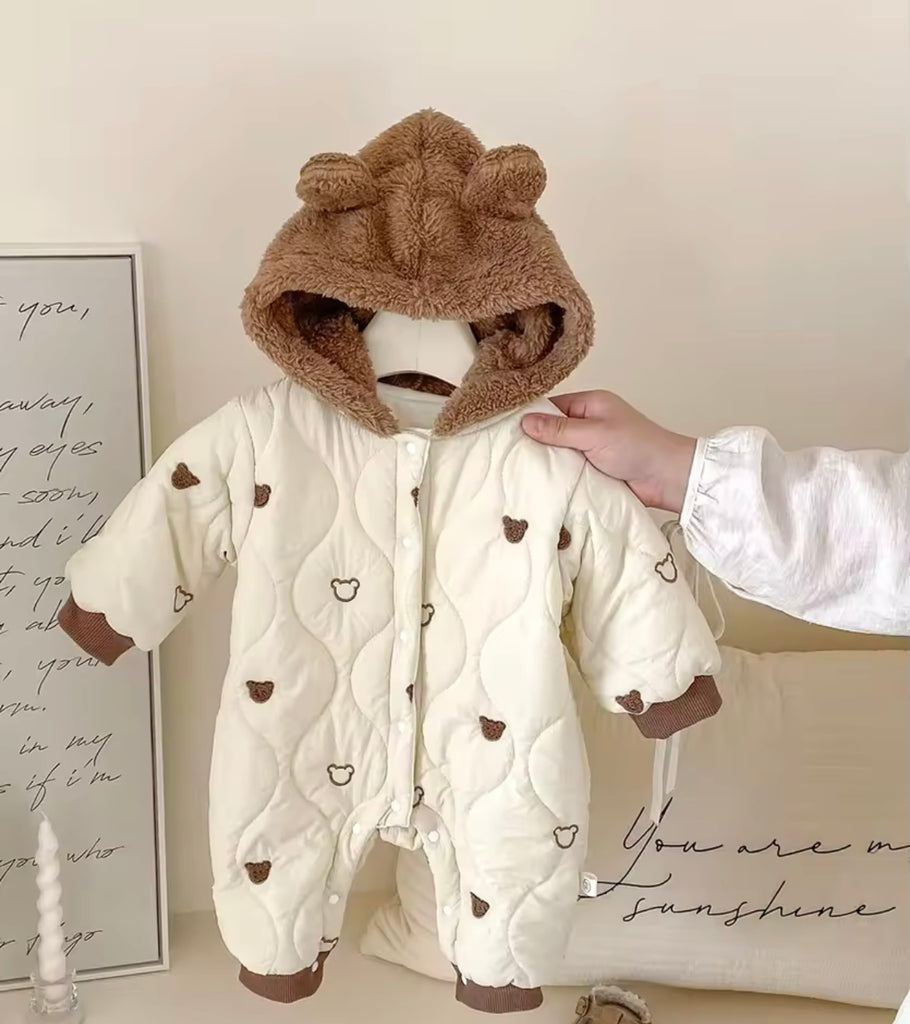 Bear Pramsuit Beige