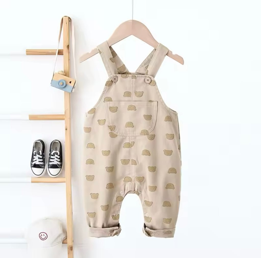 Bear Dungarees Beige