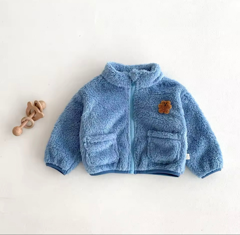 Bear Fleece Blue