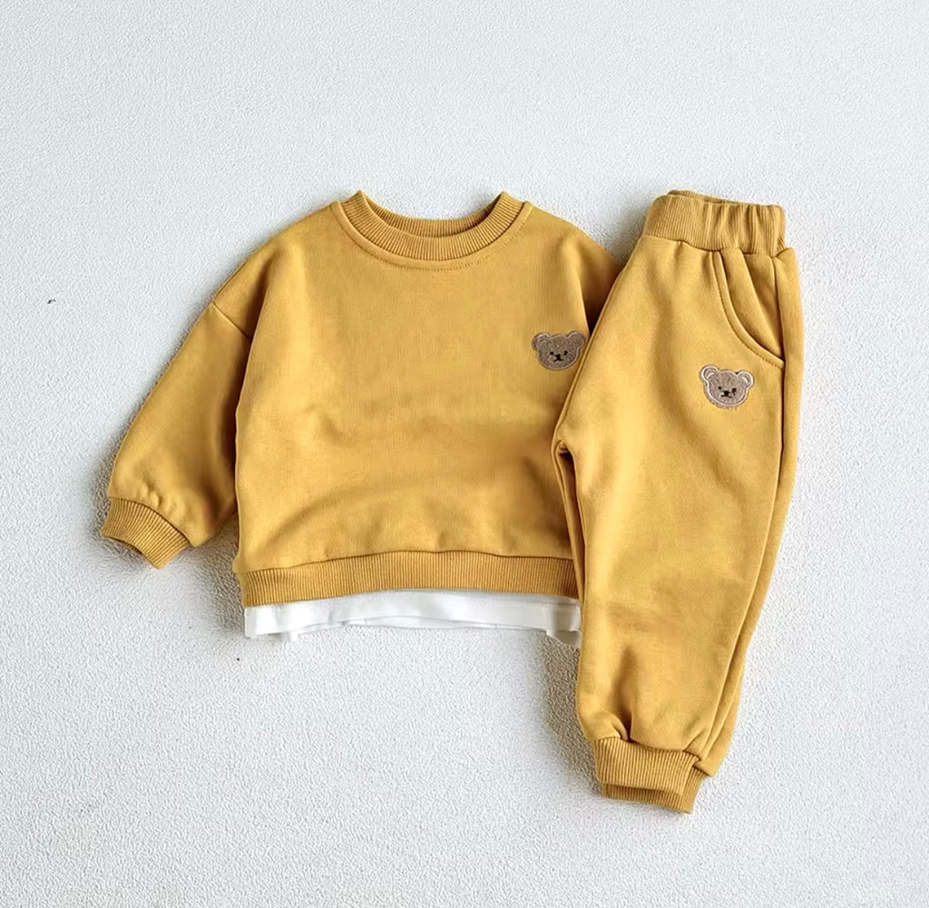 Bear Tracksuit Mustard