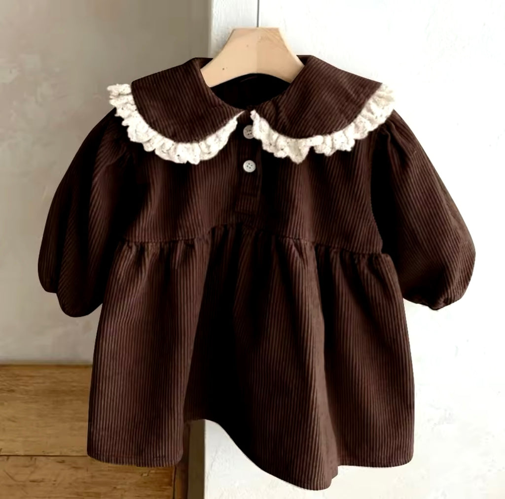 Corduroy Dress Brown