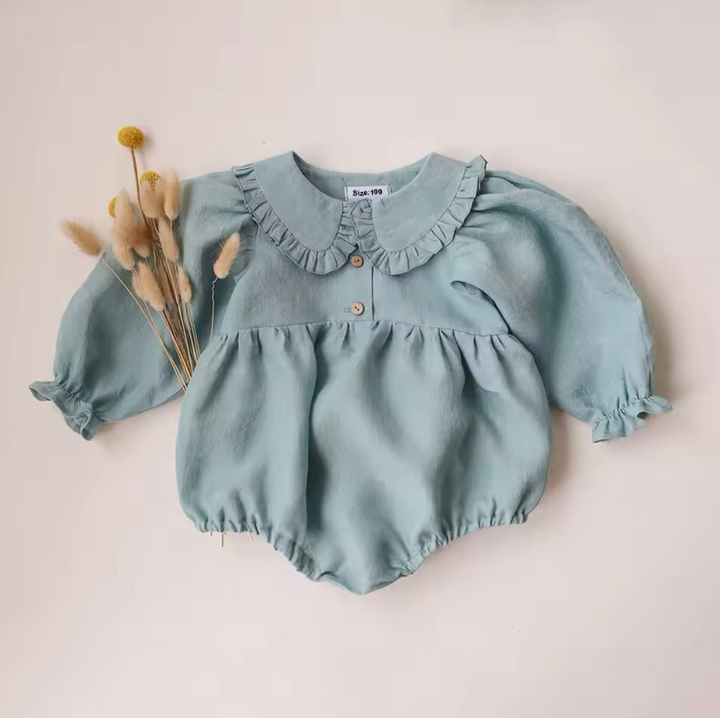 Collar Romper Blue