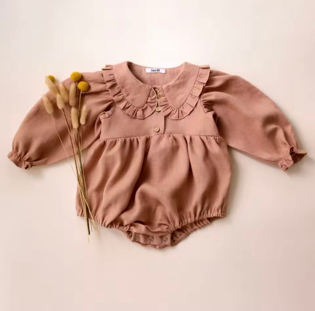 Collar Romper Dusky Copper